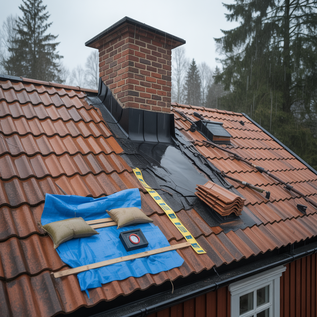 lackage i yttertak felsokning provisorisk tatning och kostna